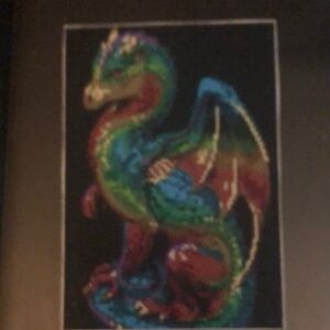 Vibrant Dragon Art Painting